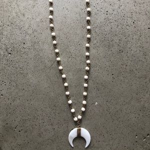 Horn Pendant Necklace